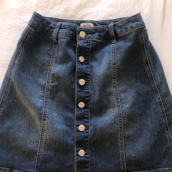 Mossimo Jean skirt with buttons - Picture 1 of 1